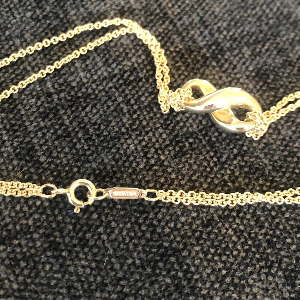 Tiffany & Co. Double Strand Infinity Necklace - Picture 7 of 8
